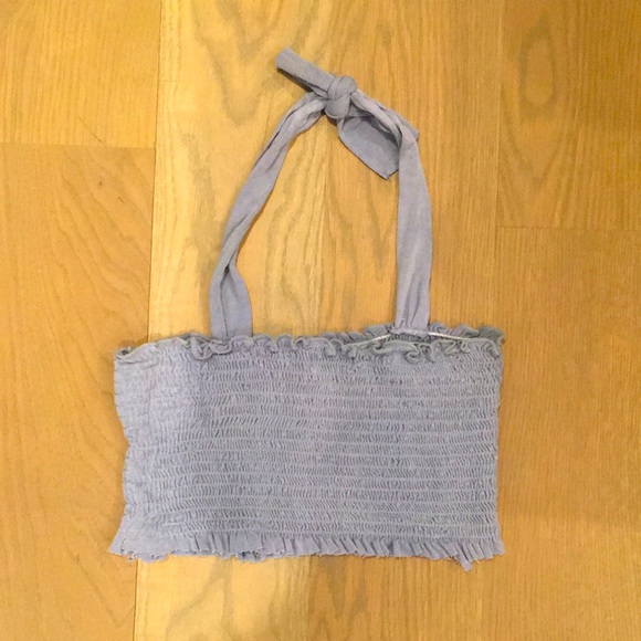 Urban Outfitters Blue Halter Top - Picture 2 of 2